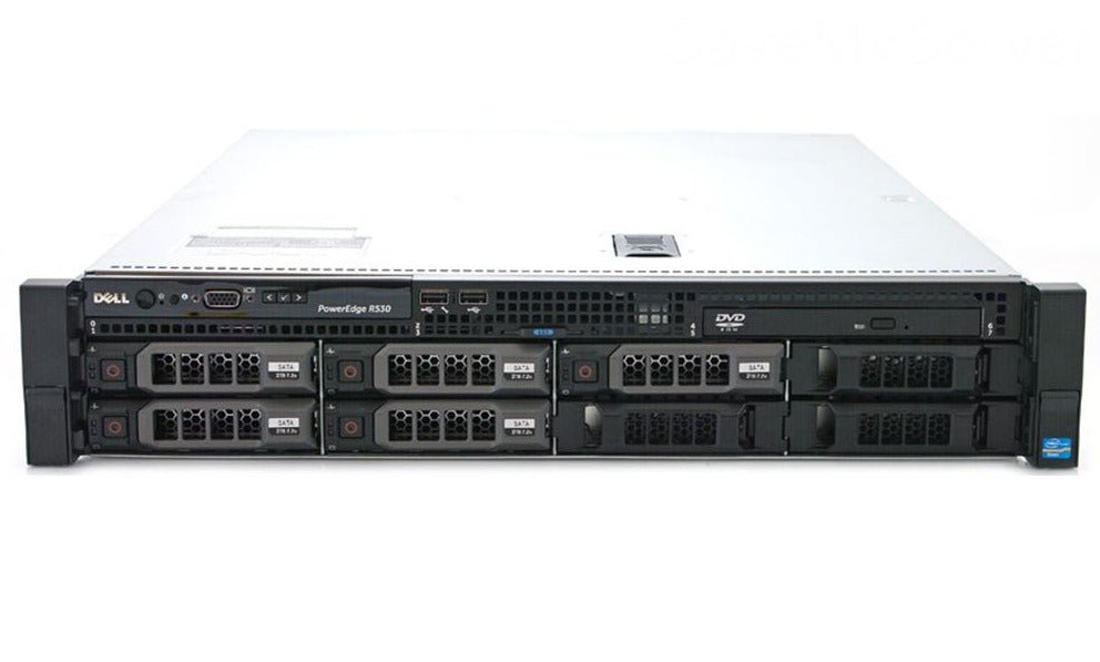 Refurbished Dell PowerEdge R530 8-Bay 3.5" front view